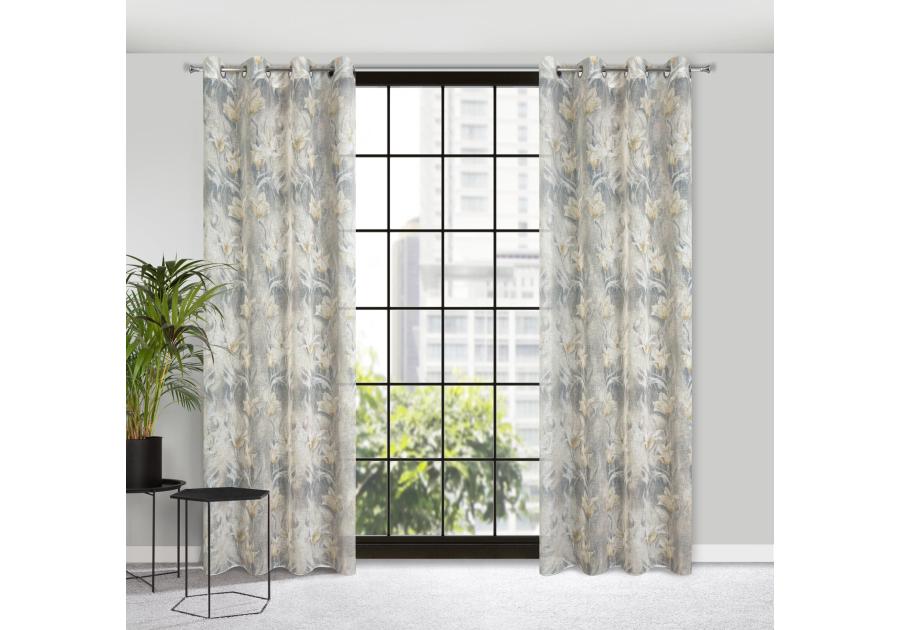 Zdjęcie: Zasłona gotowa Ola 140x250 cm biały EUROFIRANY