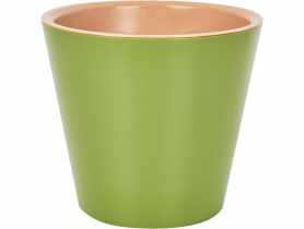 Osłonka doniczkowa z doniczką wewnętrzną London 330 mm - 16 L oliwkowa DMS