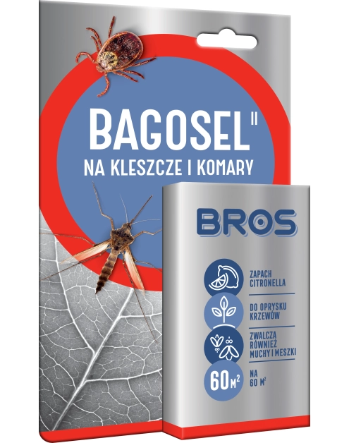 Zdjęcie: Preparat na kleszcze i komary Bagosel koncentrat 30 ml BROS