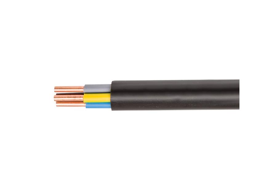 Zdjęcie: Przewód YKY 5x6 żo 0,6/1kV czarny (krążek 100 m) ELEKTOKABEL