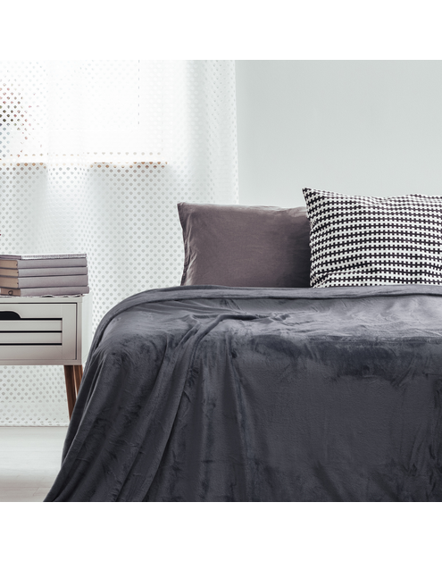 Zdjęcie: Koc Mic charcoal 220x240 cm DECOKING