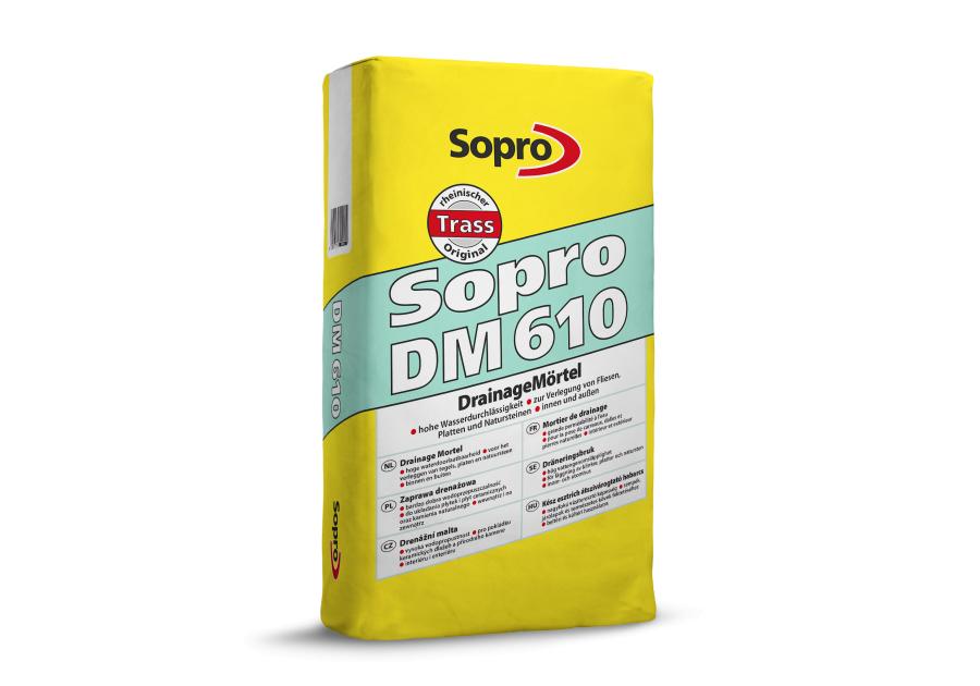 Zdjęcie: Zaprawa drenażowa DM 610 25 kg SOPRO
