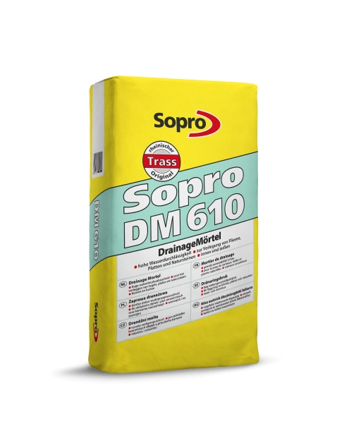 Zdjęcie: Zaprawa drenażowa DM 610 25 kg SOPRO