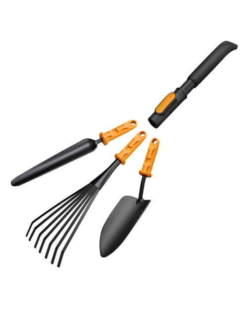 Zdjęcie: Grabie do kwiatów, głowica One Click FISKARS