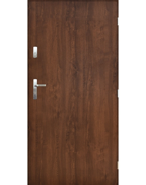 Zdjęcie: Drzwi zewnętrzne folk orzech 80p komplet PANTOR