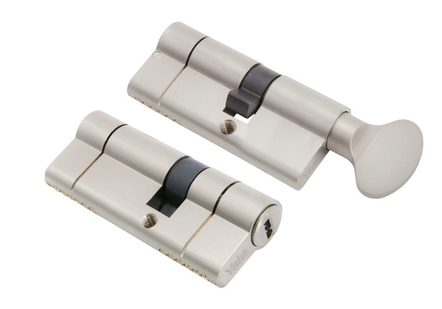 Zdjęcie: Komplet wkładek 2100 30/45 + 30/45G satyna YALE