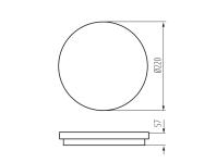 Zdjęcie: Oprawa LED Beno 12-18 W CCT-O W KANLUX
