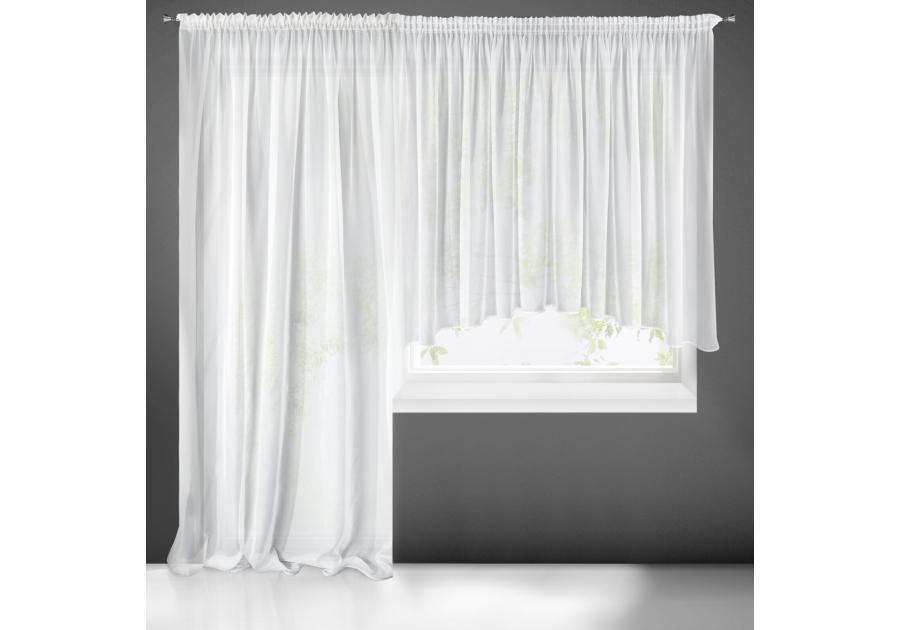 Zdjęcie: Firana gotowa Aga-4 400x145 cm, 200x245 cm biały EUROFIRANY