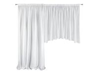 Zdjęcie: Firana gotowa Aga-4 400x145 cm, 200x245 cm biały EUROFIRANY