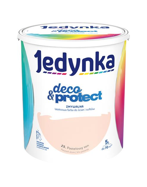 Zdjęcie: Farba lateksowa Deco&Protect Pastelowy sen 5 L JEDYNKA