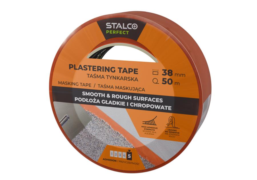 Zdjęcie: Taśma maskująca tynkarska 38 mm x 50 m PERFECT