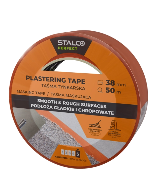 Zdjęcie: Taśma maskująca tynkarska 38 mm x 50 m PERFECT