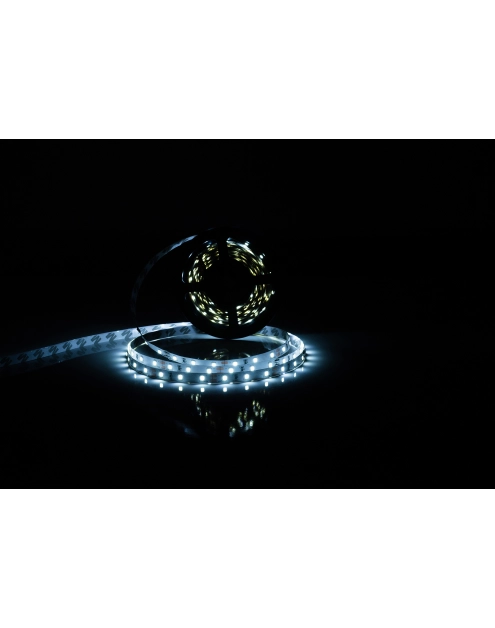 Zdjęcie: Taśma LED 50 m premium 12 V dioda 28x35 IP20 4,8 W/m zimna biała POLGAR