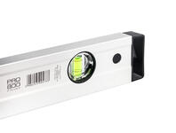 Zdjęcie: Poziomnica PRO800 malowana biała dwustronnie frezowana z uchwytami i libellą 2% 100 cm PRO