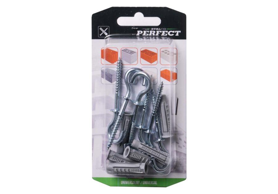 Zdjęcie: Kołek rozporowy uniwersalny z hakiem sufitowym brxhs-6/4.0x36 - 6 szt. STALCO PERFECT