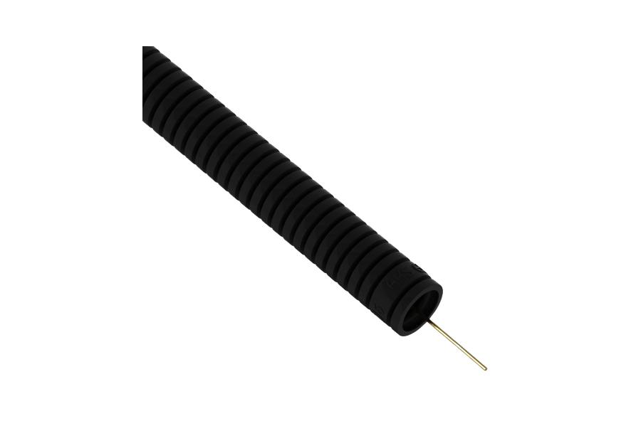 Zdjęcie: Rura karbowana RKGS 16 mm czarna 750 N z pilotem - 25 m AKS Zielonka