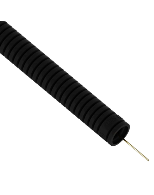 Zdjęcie: Rura karbowana RKGS 16 mm czarna 750 N z pilotem - 25 m AKS Zielonka