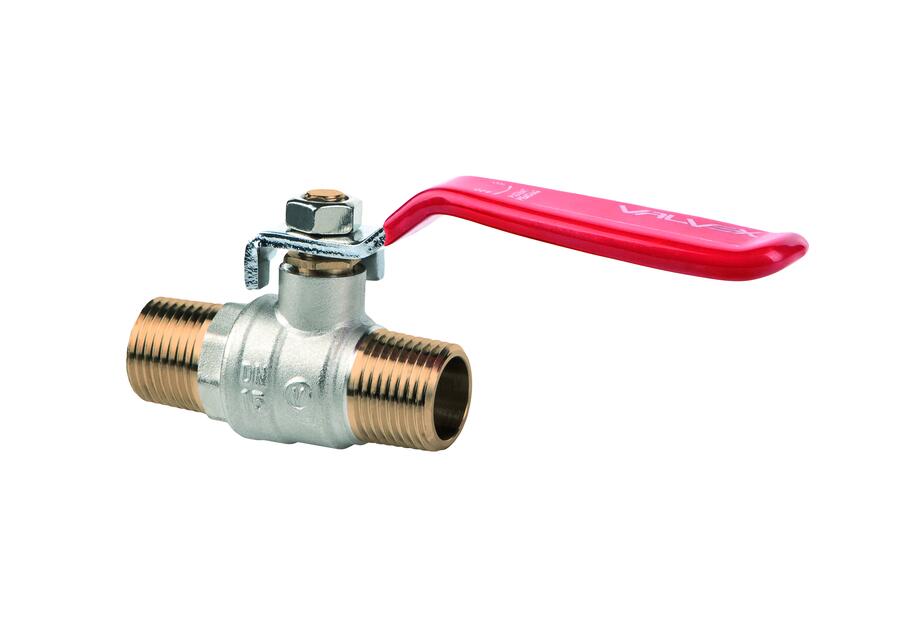 Zdjęcie: Kurek kulowy prosty Onyx DN15-WW-DSt. niklowany VALVEX