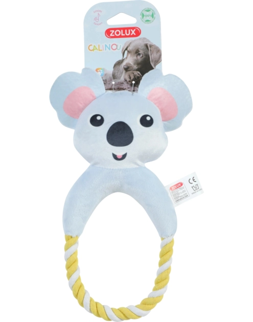 Zdjęcie: Zabawka pluszowa dla psa Koala ze sznurkiem 27 cm ZOLUX