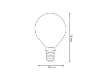 Zdjęcie: Żarówka dekoracyjna G45 E14 4 W clear POLUX