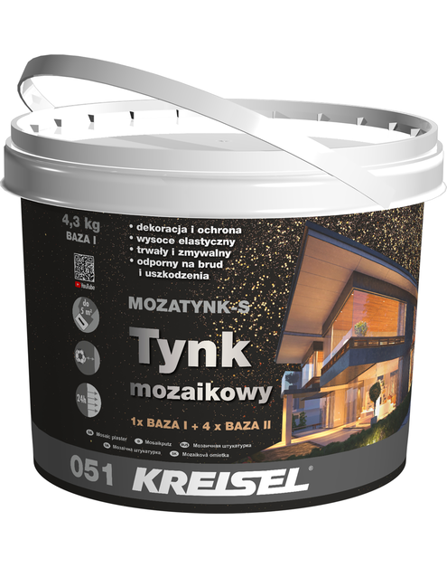 Zdjęcie: Tynk mozaikowy Mozatynk-S 051 KREISEL