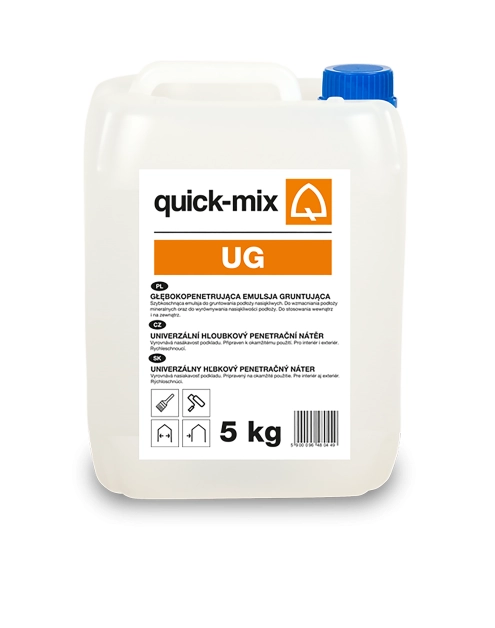 Zdjęcie: Preparat gruntujacy 5 kg UG głębokopenetrujacy QUICK-MIX