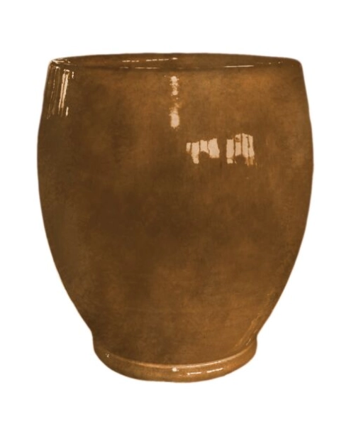 Zdjęcie: Donica 2423 szkliwo 45x43 cm brązowa mrozoodporna CERMAX