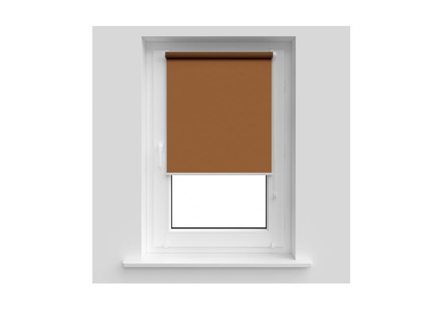 Zdjęcie: Roleta Mini 100% zaciemnienia 68x150 cm jasny brąz  DECODESIGN