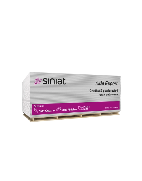 Zdjęcie: Płyta g-k 12,5x1200x2000 mm Nida Expert  SINIAT