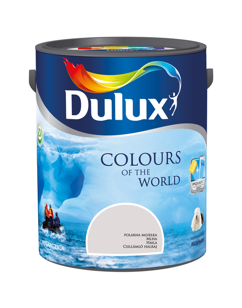 Zdjęcie: Farba do wnętrz Kolory Świata 5 L polarna mgiełka DULUX