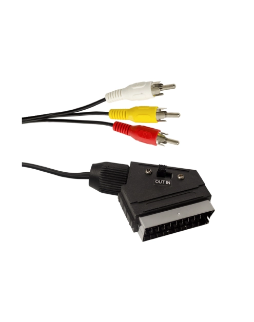 Zdjęcie: Przewód EURO-3xCINCH z przełącznikiem, 1,5 m BMEN14 DPM SOLID