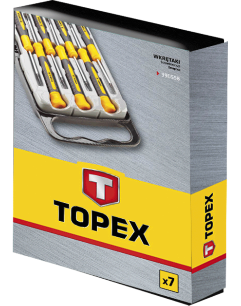 Zdjęcie: Wkrętaki precyzyjne, zestaw 7 sztuk TOPEX