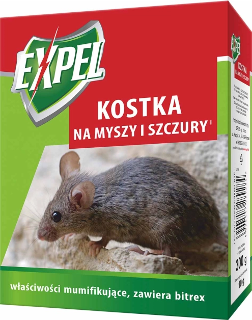 Zdjęcie: Kostka na myszy i szczury 300 g BROS