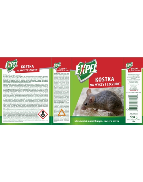 Zdjęcie: Kostka na myszy i szczury 300 g BROS