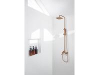 Zdjęcie: Deszczownia z baterią wannowo-natryskową Glamour miedź INVENA