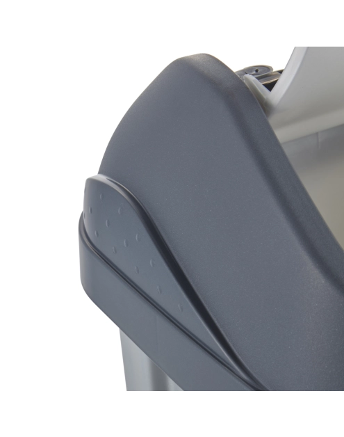 Zdjęcie: Kosz na śmieci z obrotową pokrywą swantje 50 L srebrny KEEEPER