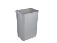 Zdjęcie: Kosz na śmieci z obrotową pokrywą swantje 50 L srebrny KEEEPER