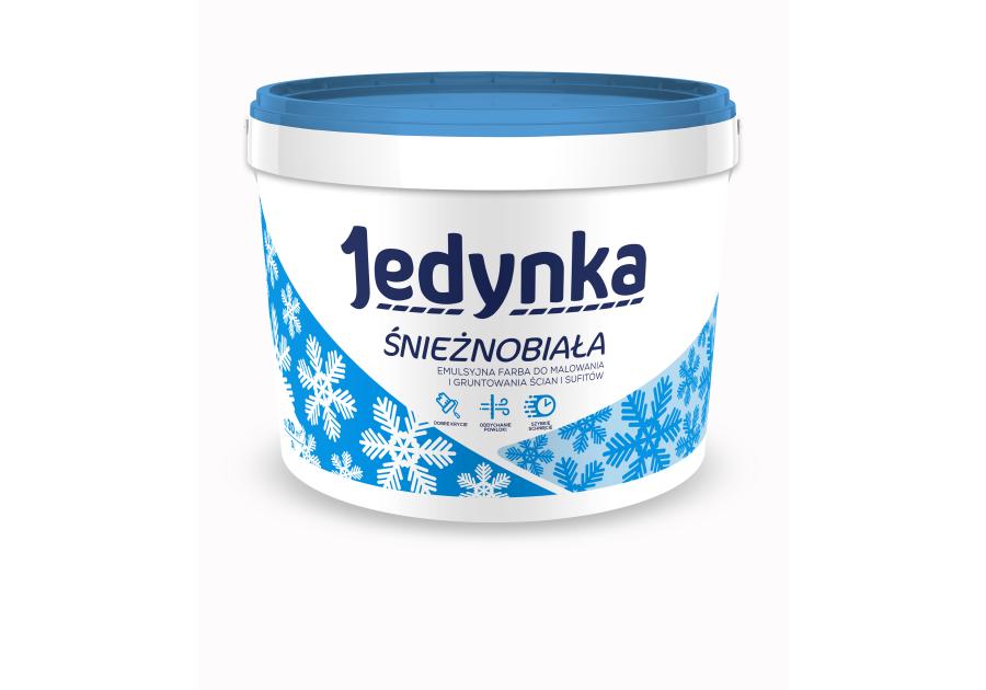 Zdjęcie: Farba do ścian i sufitów 3 L biała JEDYNKA