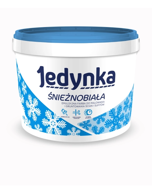 Zdjęcie: Farba do ścian i sufitów 3 L biała JEDYNKA