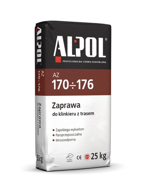 Zdjęcie: Zaprawa do klinkieru z trasem, szara 25 kg AZ 171 ALPOL
