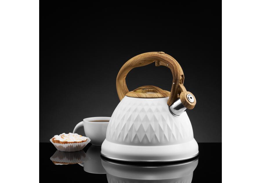 Zdjęcie: Czajnik na indukcję Rombo 2,5 L kremowy AMBITION