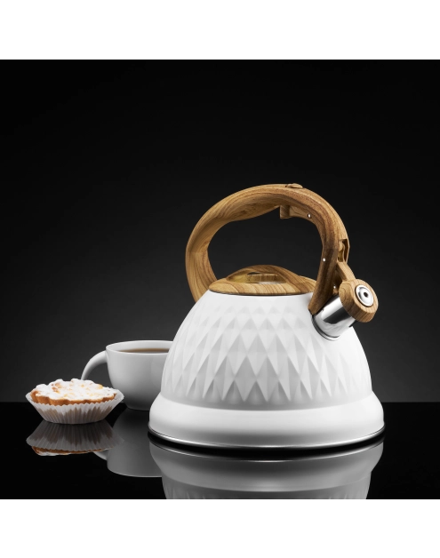 Zdjęcie: Czajnik na indukcję Rombo 2,5 L kremowy AMBITION