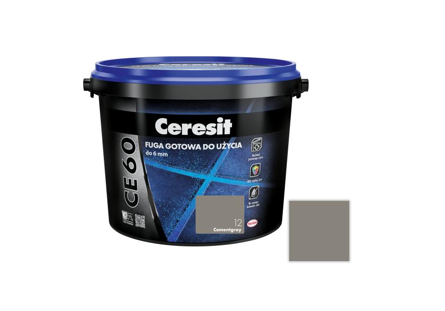 Zdjęcie: Fuga CE 60 Cementgrey 2 kg CERESIT