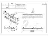 Zdjęcie: Odpływ liniowy Strips Decor - 60 cm - wersja Next BALNEO