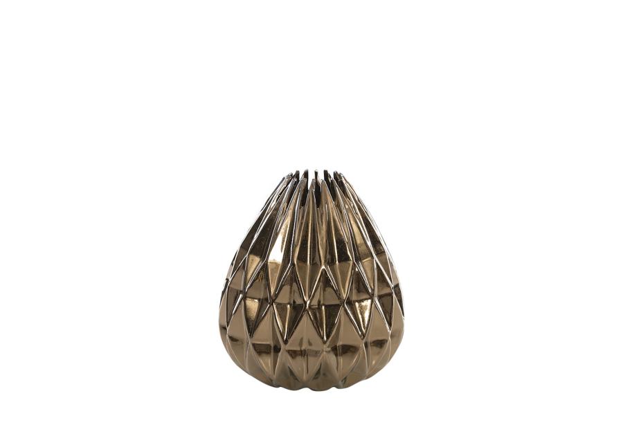 Zdjęcie: Wazon dekoracyjny Elixir 18x18x19 cm złoty EUROFIRANY