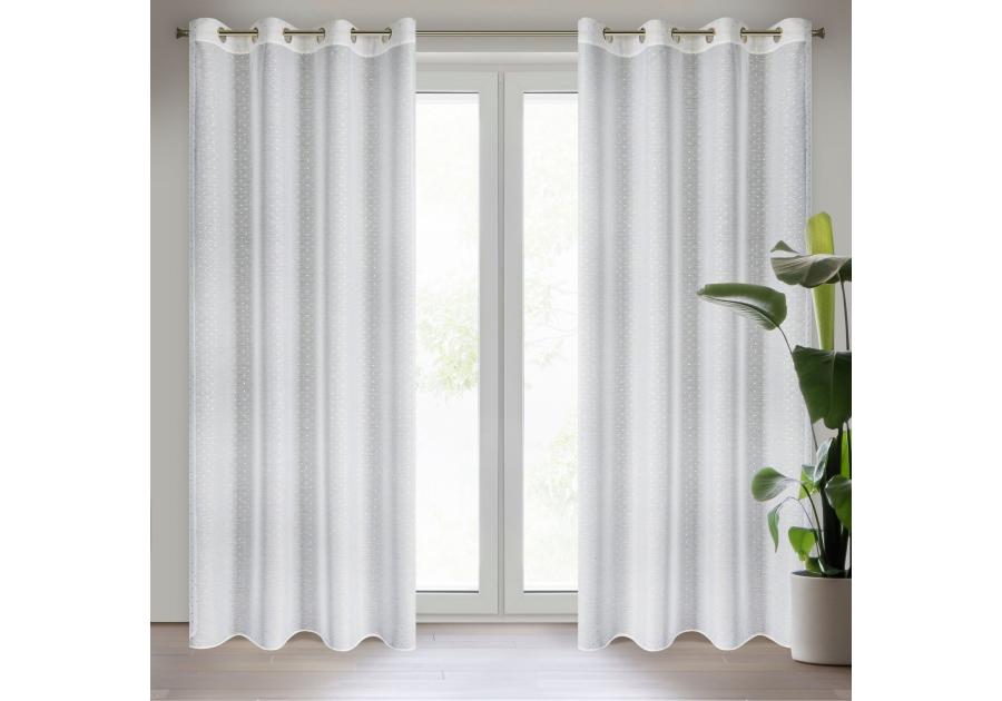 Zdjęcie: Firana gotowa Sibel 140x250 cm biały EUROFIRANY