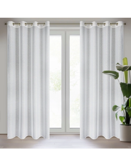 Zdjęcie: Firana gotowa Sibel 140x250 cm biały EUROFIRANY