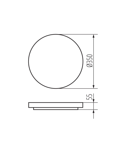 Zdjęcie: Plafoniera LED KB Plafon 01 24 W KINGBERRY