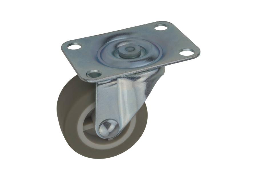 Zdjęcie: Zestaw z kołem gumowym 42 mm, 15 kg płyta obrotowa METRO