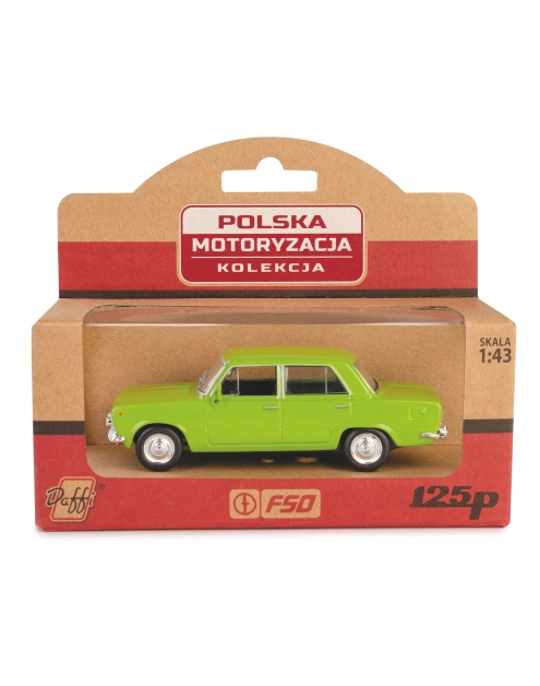 Zdjęcie: Model metalowy Prl Fiat 125P Fh02A-04-02 11254928 zielony DAFFI